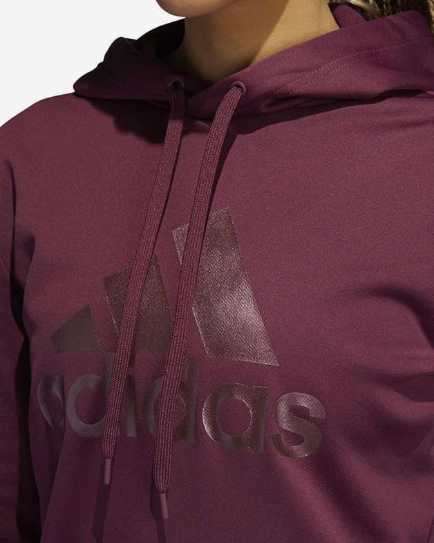 Sudadera con capucha adidas Game and Go Big Logo granate mujer - #4