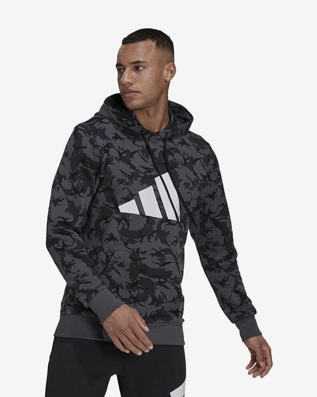 Sudadera con capucha adidas Future Icons Camo Graphic gris blanco - #2