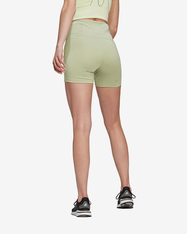 Malla corta adidas Own The Run verde claro mujer - #3