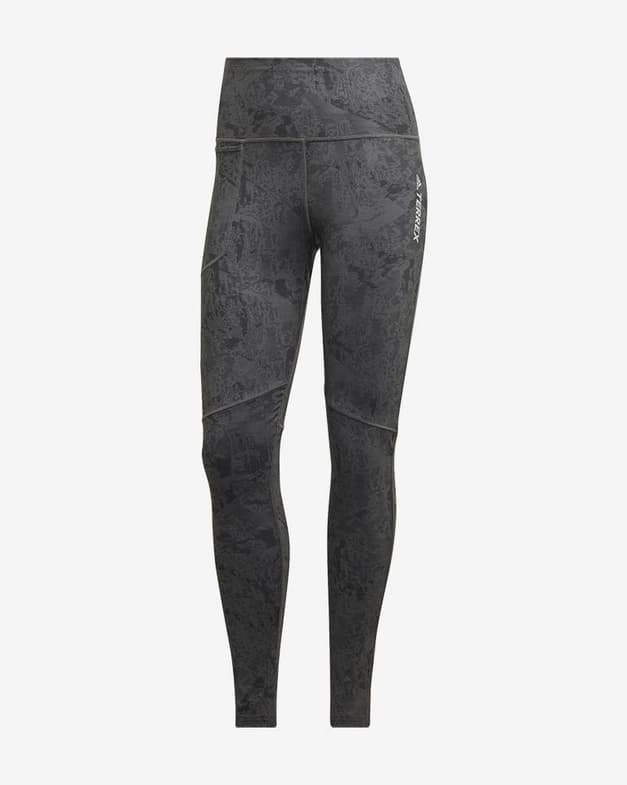 Malla larga adidas Multi Allover Print negro gris oscuro mujer - #1