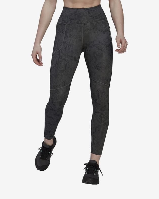 Malla larga adidas Multi Allover Print negro gris oscuro mujer - #2