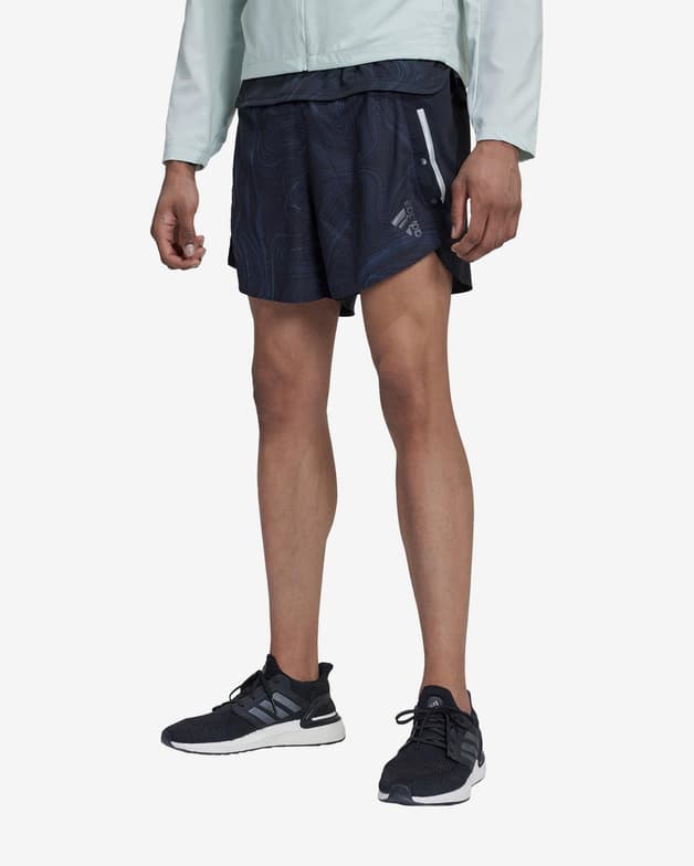 Pantalón corto adidas Designed For Running For The Oceans 7 Inch azul marino - #2