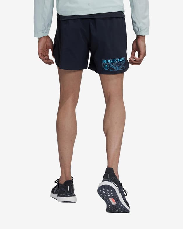 Pantalón corto adidas Designed For Running For The Oceans 7 Inch azul marino - #3