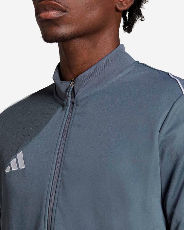 Chaqueta adidas Tiro 23 League Full Zip azul grisáceo blanco - #5