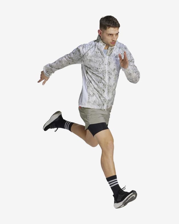 Pantalón corto adidas Designed for Running 2-in-1 marrón grisáceo - #4