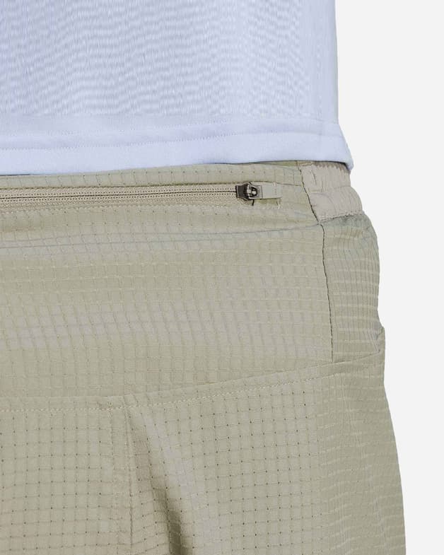 Pantalón corto adidas Designed for Running 2-in-1 marrón grisáceo - #5