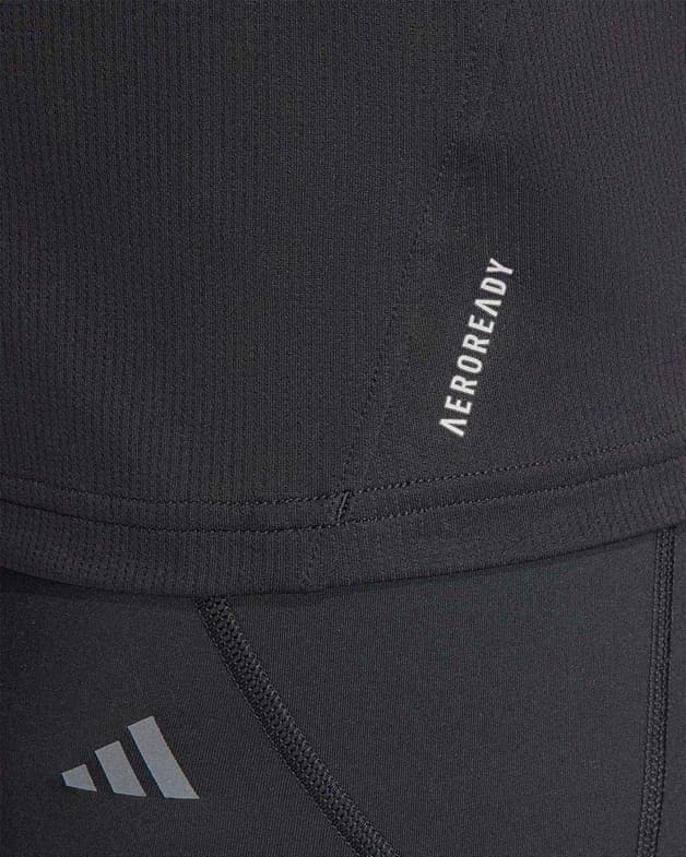 Camiseta adidas Run It tirantes negro blanco mujer - #7