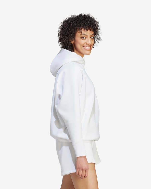 Sudadera con capucha adidas Z.N.E. Overhead blanco puro mujer - #5
