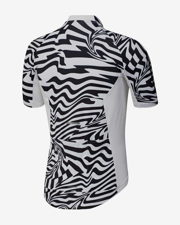 Maillot adidas Essentials Fast Zebra 3 bandas manga corta negro blanco - #2