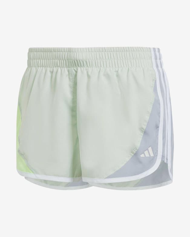 Pantalón corto adidas Own the Run Colorblock verde menta lila mujer - #1