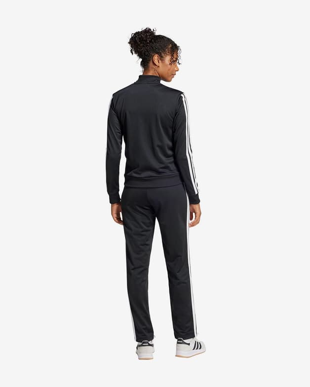 Chándal adidas Essentials 3-Stripes negro blanco mujer - #4