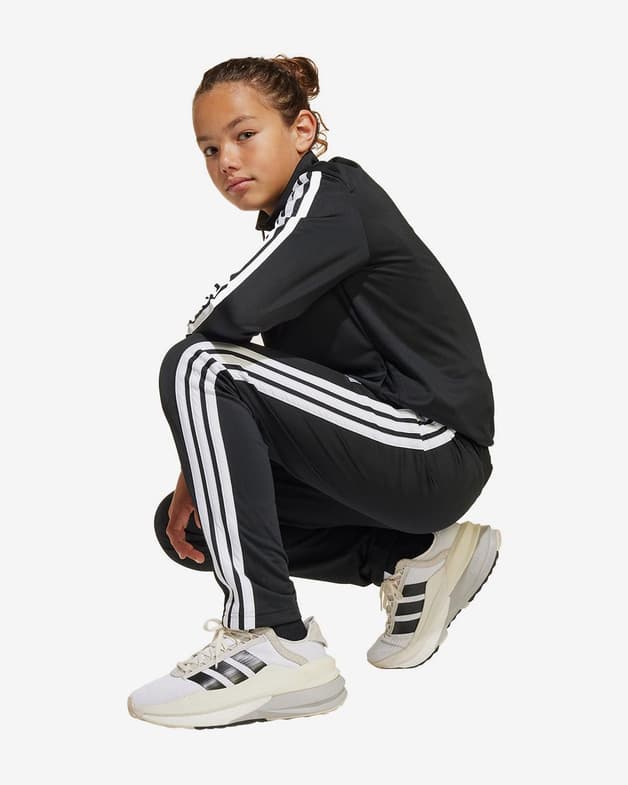 Chándal adidas Essentials Climacool negro blanco junior - #9