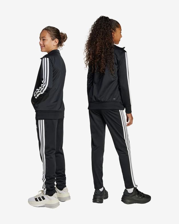 Chándal adidas Essentials Climacool negro blanco junior - #7