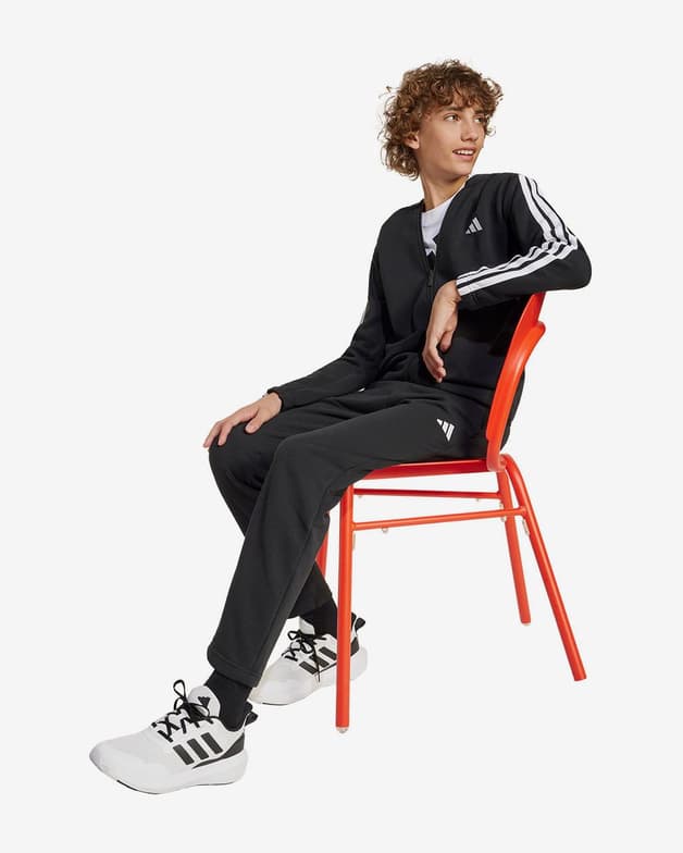 Chándal adidas Essentials negro blanco junior - #4