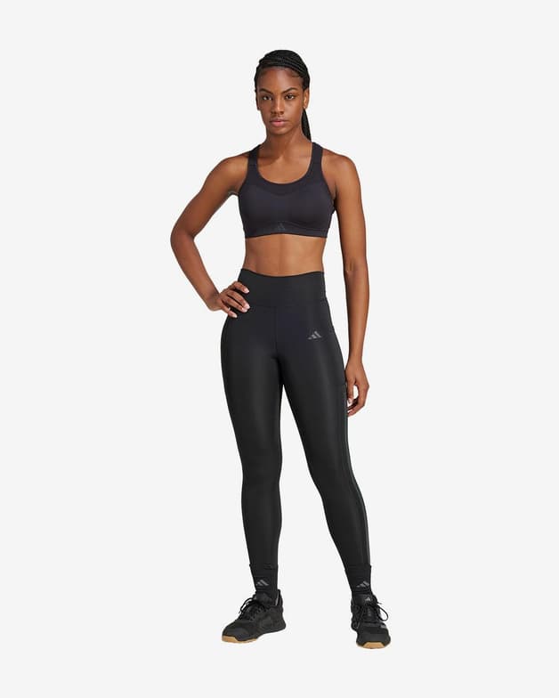 Malla larga adidas Optime 3-Stripe negro puro mujer - #5