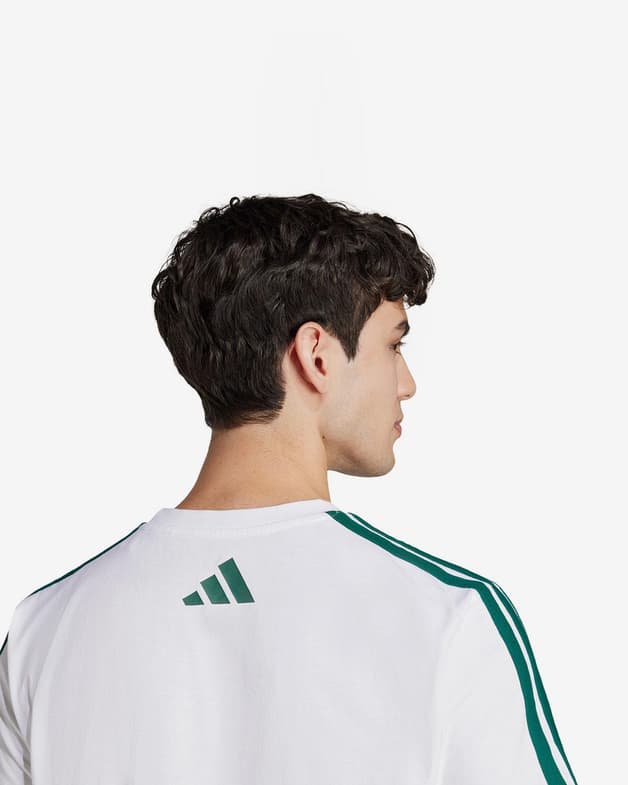 Camiseta adidas Codes Collegiate Linear Graphic manga corta blanco verde - #3