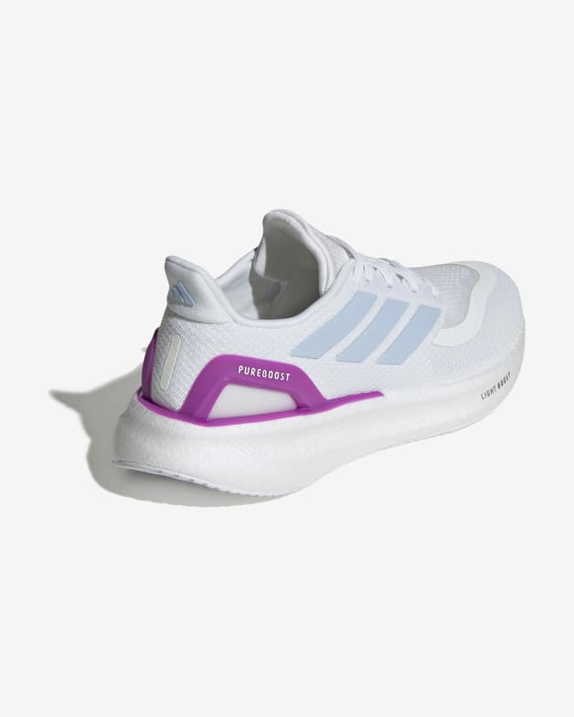 Zapatillas adidas Pureboost 5 blanco azul claro violeta mujer - #4