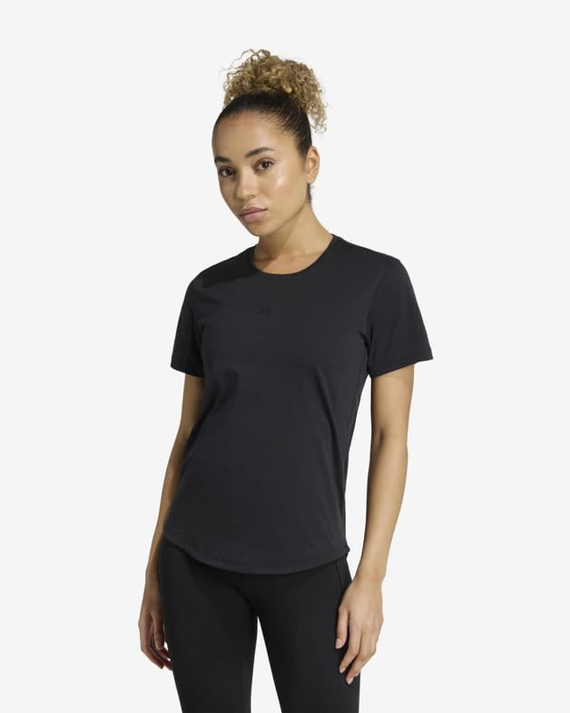 Camiseta adidas Essentials Yoga manga corta negro mujer - #2