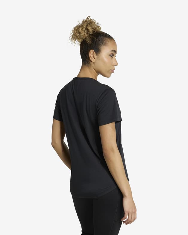 Camiseta adidas Essentials Yoga manga corta negro mujer - #4