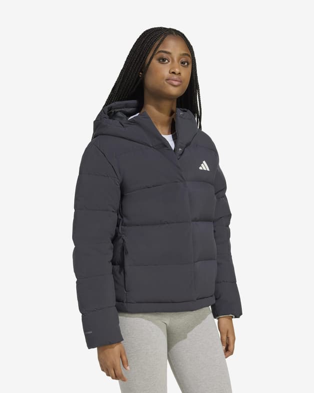 Chaqueta con capucha adidas Helionic CLIMAWARM negro puro mujer - #4