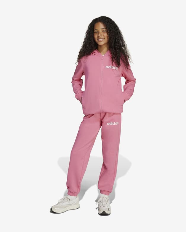 Chándal adidas Essentials rosa blanco junior - #1