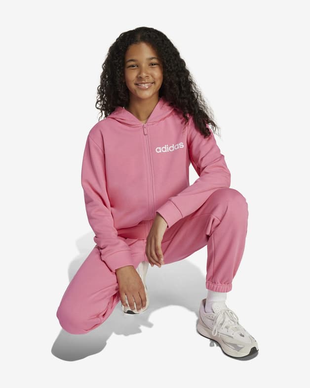 Chándal adidas Essentials rosa blanco junior - #10