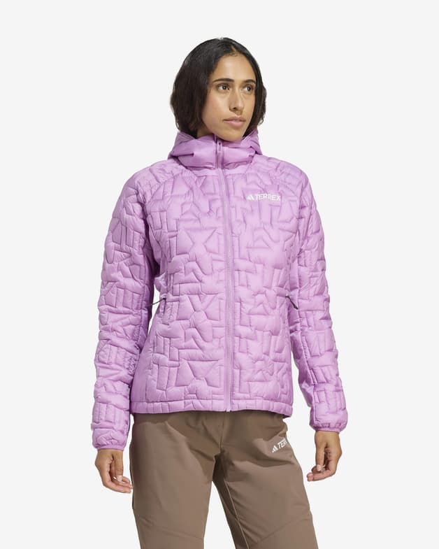 Chaqueta con capucha adidas Terrex Xperior PrimaLoft Insulated violeta mujer - #2