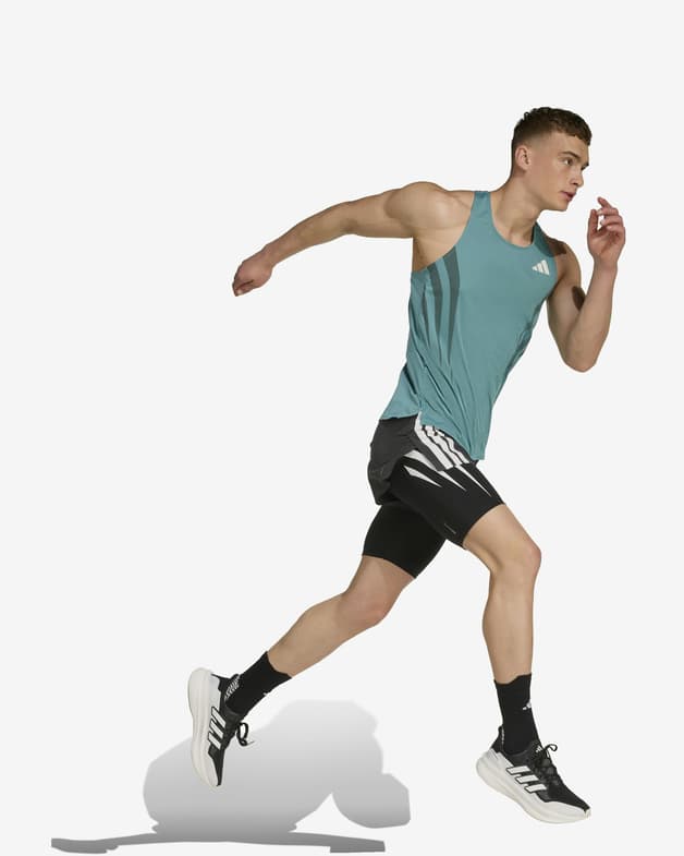 Malla corta adidas Adizero Archive negro puro blanco - #6