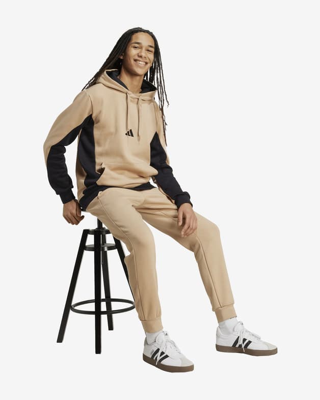 Chándal adidas Sportswear Fleece Colorblock beige negro - #8