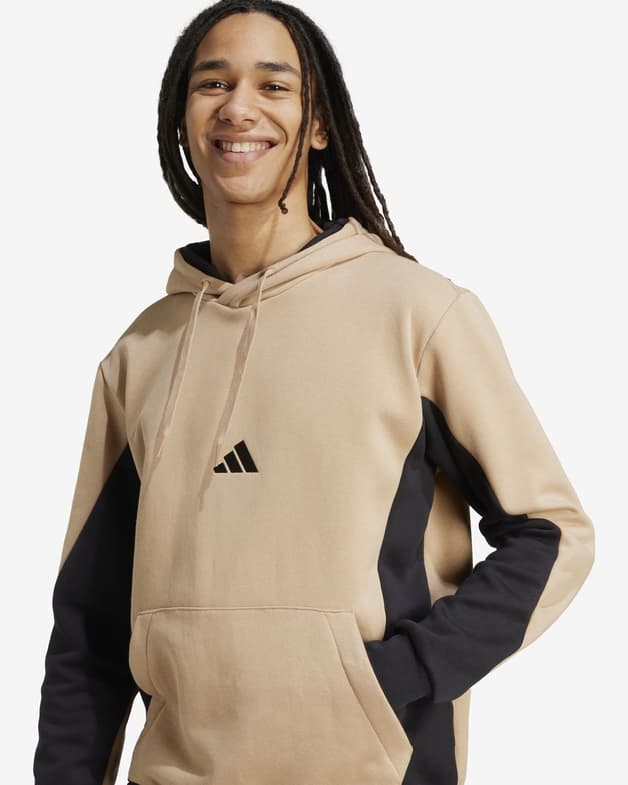 Chándal adidas Sportswear Fleece Colorblock beige negro - #3