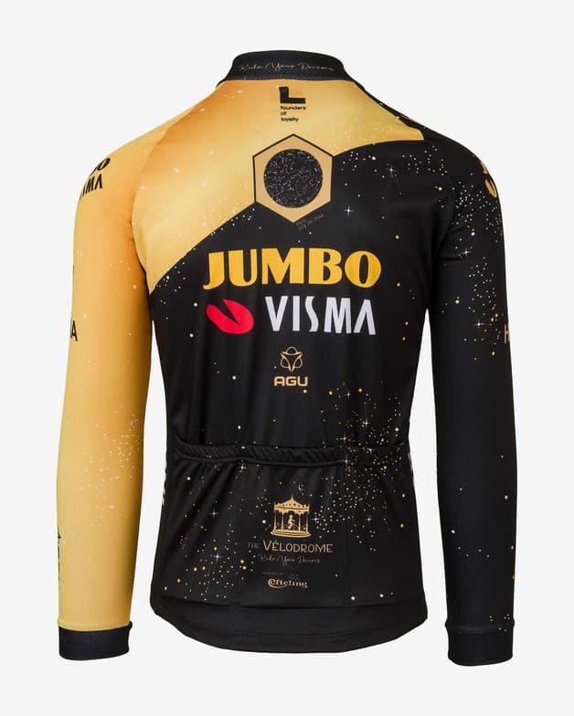 Maillot Team Jumbo-Visma Tour de France 2023 The Vélodrome manga larga amarillo negro - #3