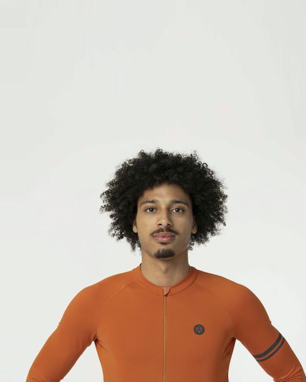 AGU Solid Jersey Performance langærmet cykeltrøje orange - #2