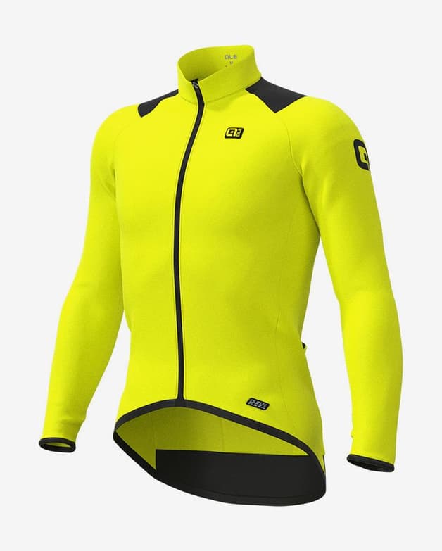 Maillot Alé R-EV1 Thermal manche longue jaune fluo - #1