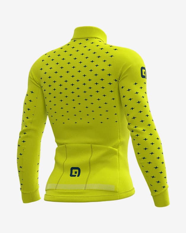 Maillot Alé PRR Stars manche longue jaune fluo bleu - #2