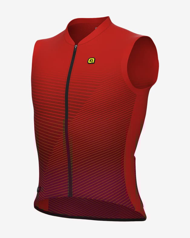 Maillot Alé PR.E Modular sin mangas rojo - #1