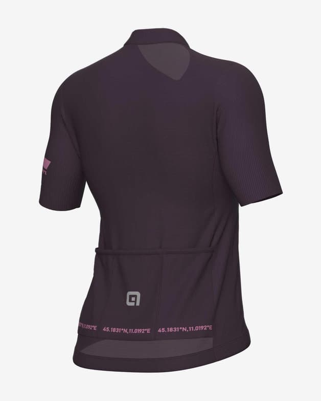 Fietsshirt Alé PR.E Follow Me korte mouwen aubergine dames - #2