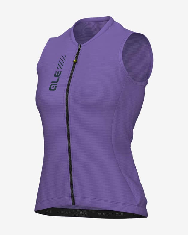 Maillot Alé PRAGMA Color Block sin mangas lila mujer - #1
