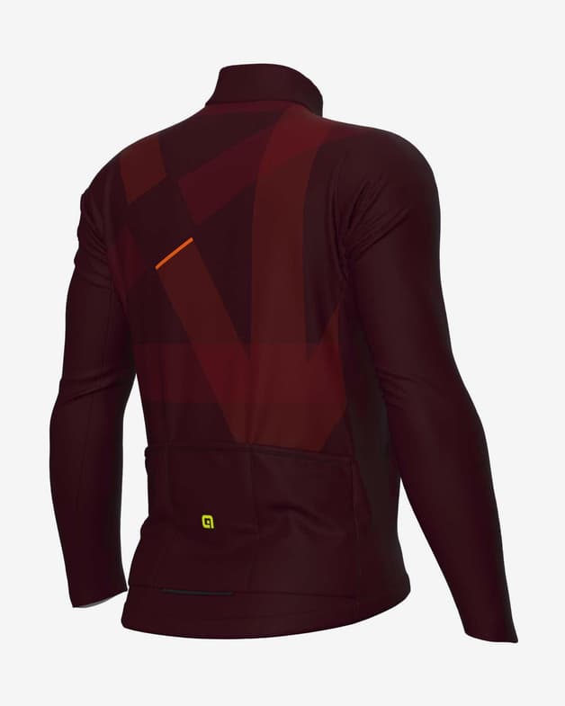Maillot Alé PRAGMA Direction manga larga rojo intenso naranja - #2