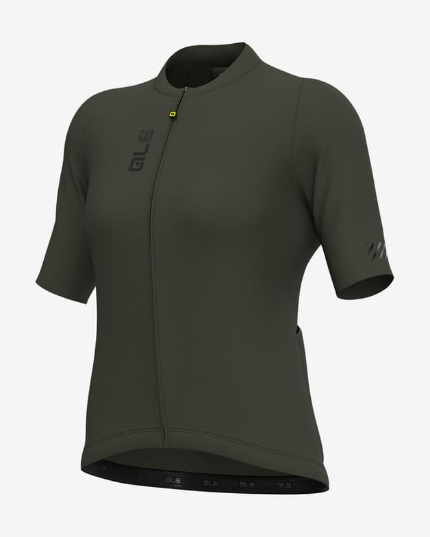 Maillot Alé PRAGMA Color Block manga corta verdoso negro mujer - #1