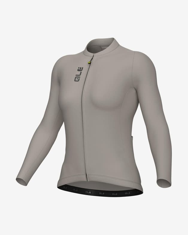 Maillot Alé PRAGMA Color Block manches longues gris femme - #1