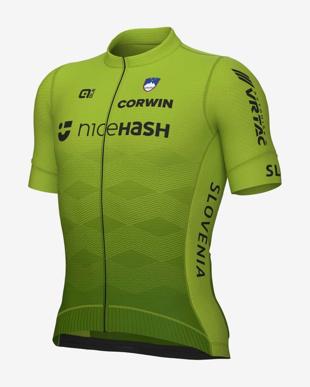 Maillot Slovenian Federation PR System 2023 manga corta verde - #1