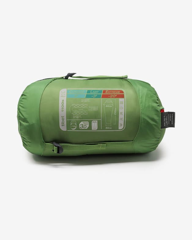 Saco de dormir Altus Tibet +2C rojo verde - #1