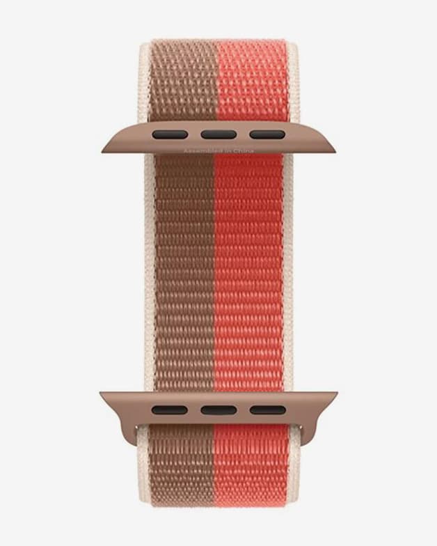 Correa deportiva Loop Apple Regular para Apple Watch 45 mm marrón rosa pomelo - #1
