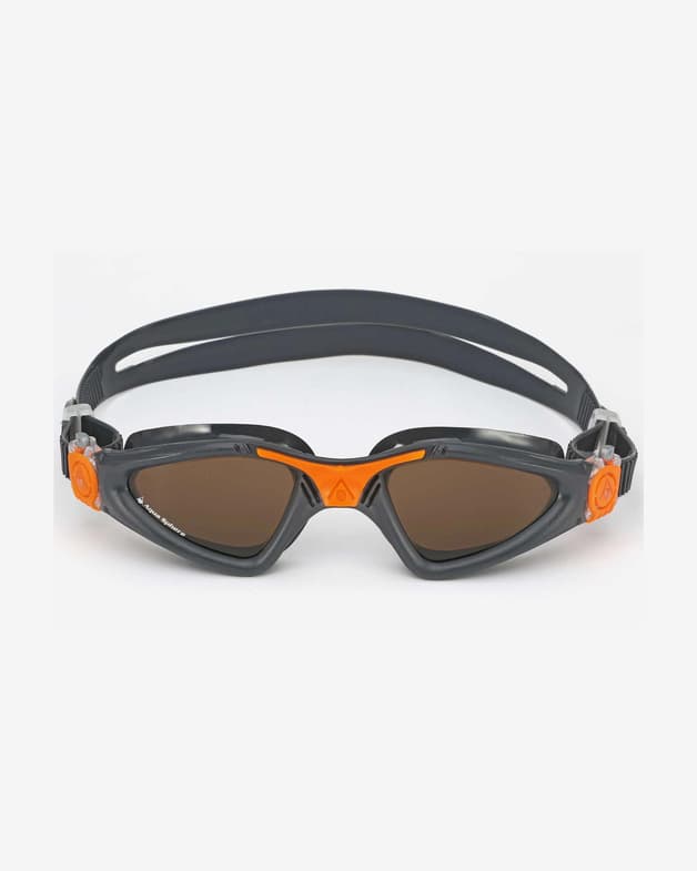 Gafas de natación Aqua Sphere Kayenne gris oscuro naranja con lentes transparentes naranja oscuro - #2