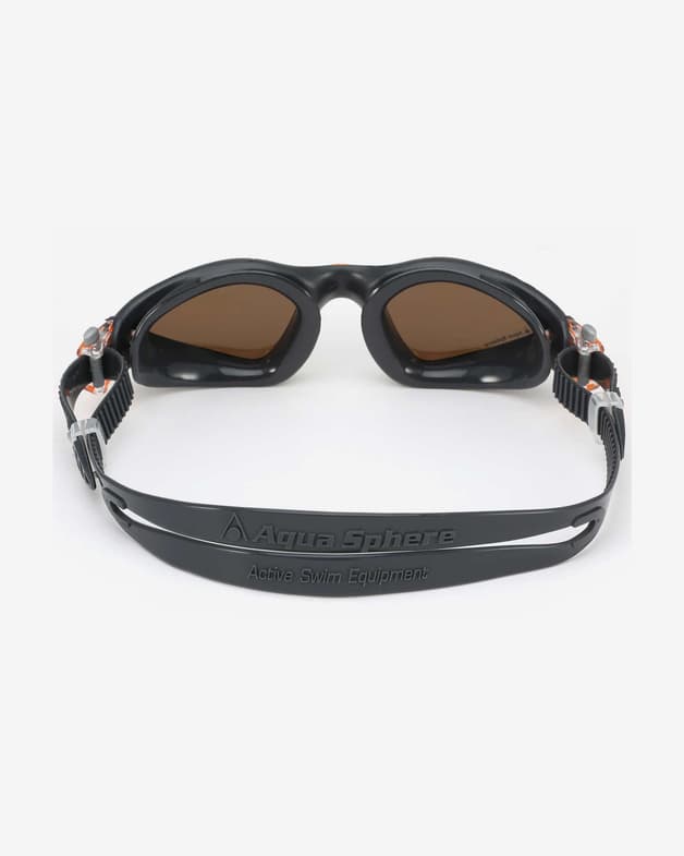 Gafas de natación Aqua Sphere Kayenne gris oscuro naranja con lentes transparentes naranja oscuro - #3