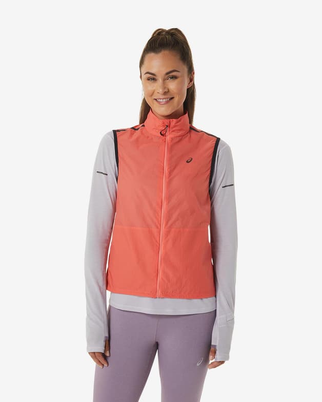 Chaleco ASICS Metarun rosa negro mujer - #1