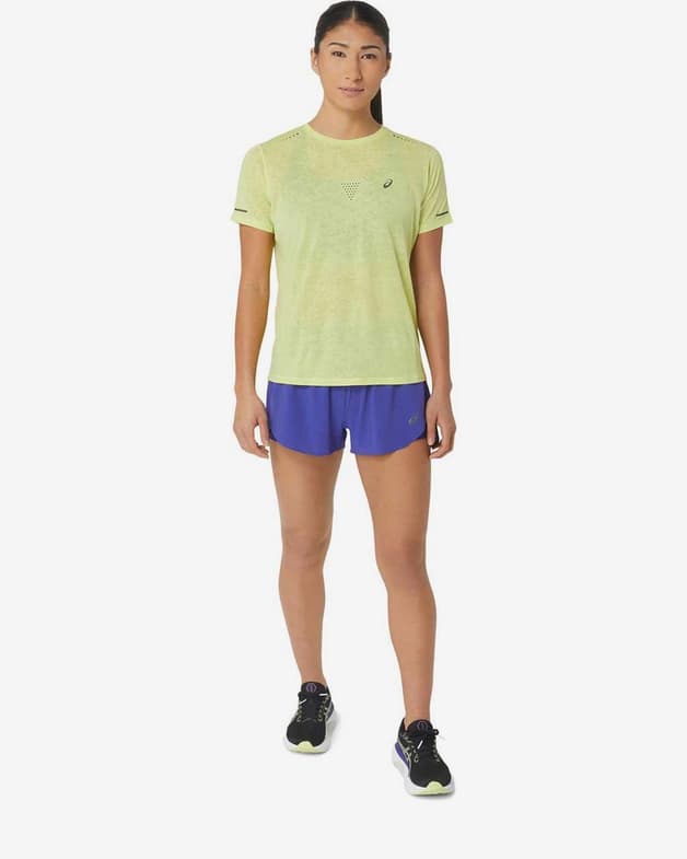 Camiseta ASICS Metarun Pattern manga corta amarillo mujer - #5