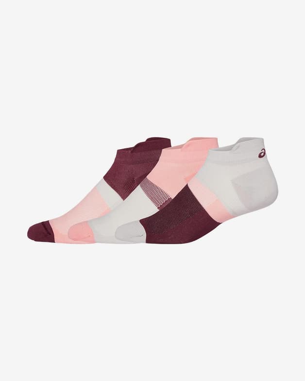 Calcetines ASICS Color rosa blanco rojo (3 pares) - #1