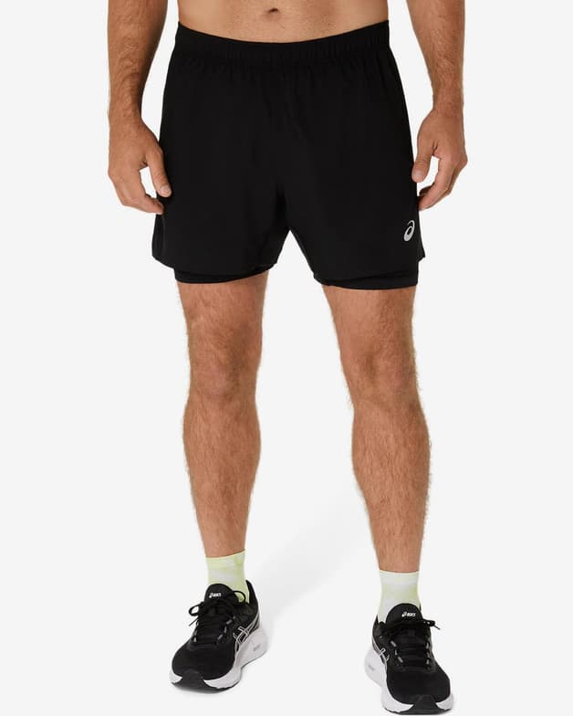 Pantalón corto ASICS Core 2en1 5 In negro - #1