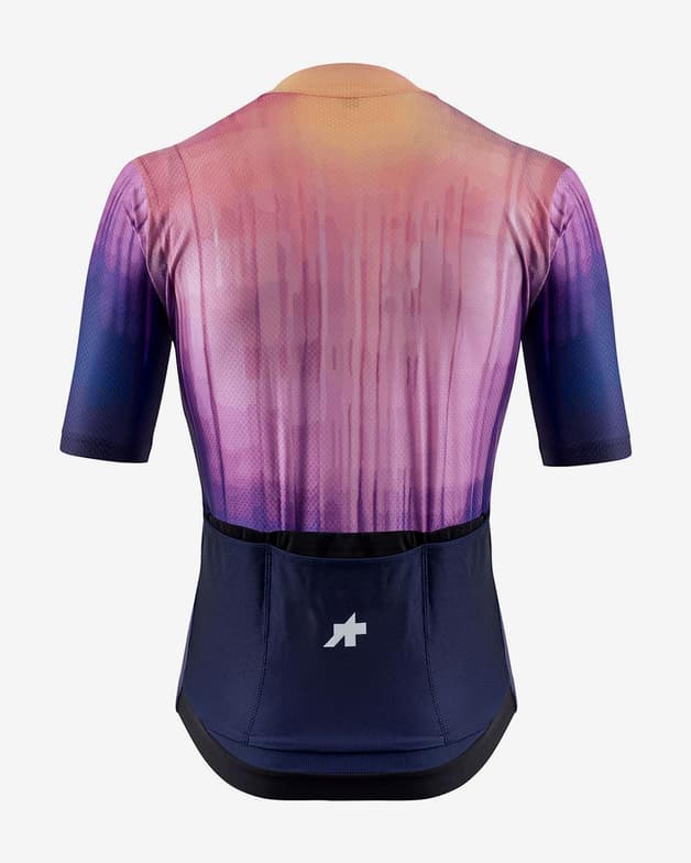 Maillot Assos Equipe R S11 Surface manga corta rosa azul intenso - #2